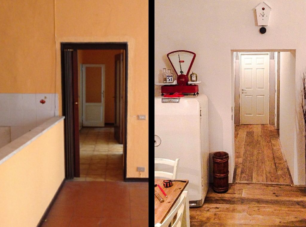 ZONA NOTTE - PRIMA E DOPO